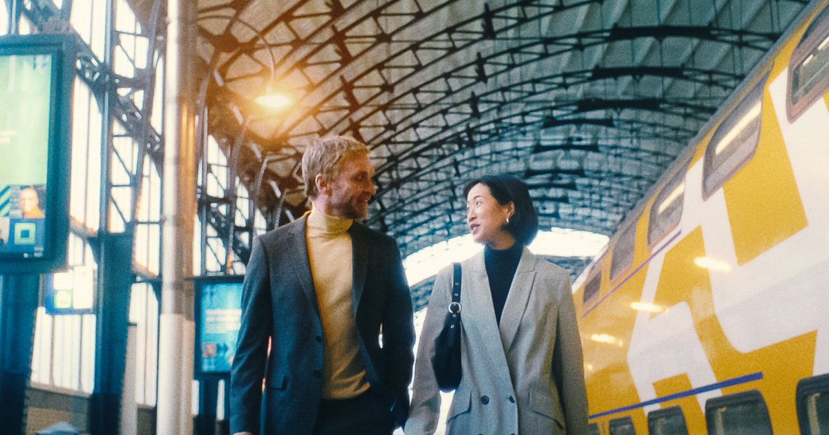 Trein met NS Flex Altijd Voordeel: 40% korting in daluren, 20% korting